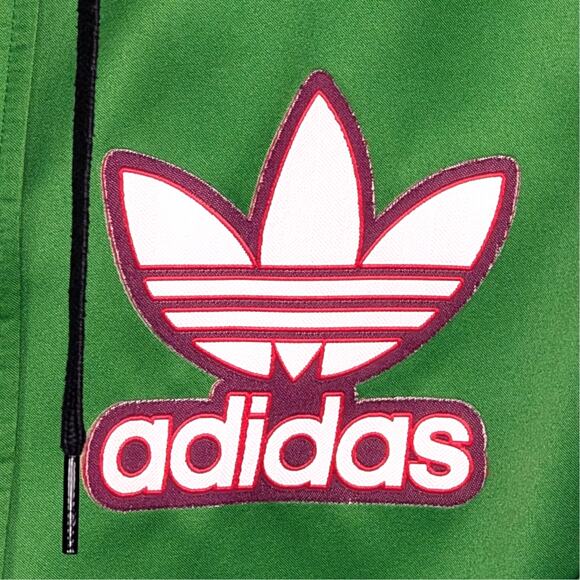 Adidas Originals Snowboarding Jacket Large Green Hooded Nylon Retro Rare 2012 - Picture 3 of 12